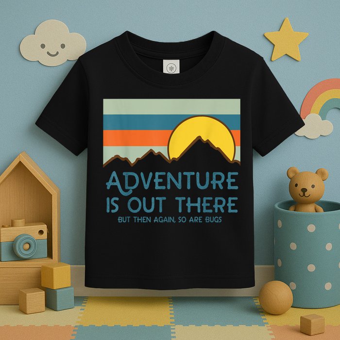 Adventure Is Out There But Then Again So Are Bugs Toddler T-Shirt