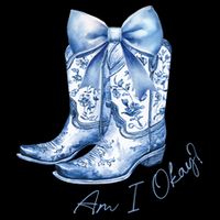 Am I Okay Boot Cowgirl Coquette Bow Backpack