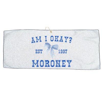 Am I Okay Moroney Large Microfiber Waffle Golf Towel