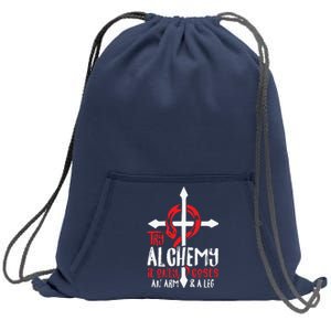 Alchemy It Only Costs An Arm And Leg Anime Alchemist 666 Sweatshirt Cinch Pack Bag