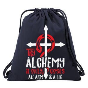 Alchemy It Only Costs An Arm And Leg Anime Alchemist 666 Drawstring Bag