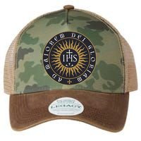 Amdg Ignatius Of L.O.Y.O.L.A Society Of Jesus Catholic Legacy Tie Dye Trucker Hat