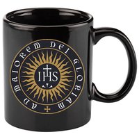 Amdg Ignatius Of L.O.Y.O.L.A Society Of Jesus Catholic 11oz C Handle Ceramic Mug