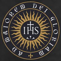 Amdg Ignatius Of L.O.Y.O.L.A Society Of Jesus Catholic Microfiber Hand Towel