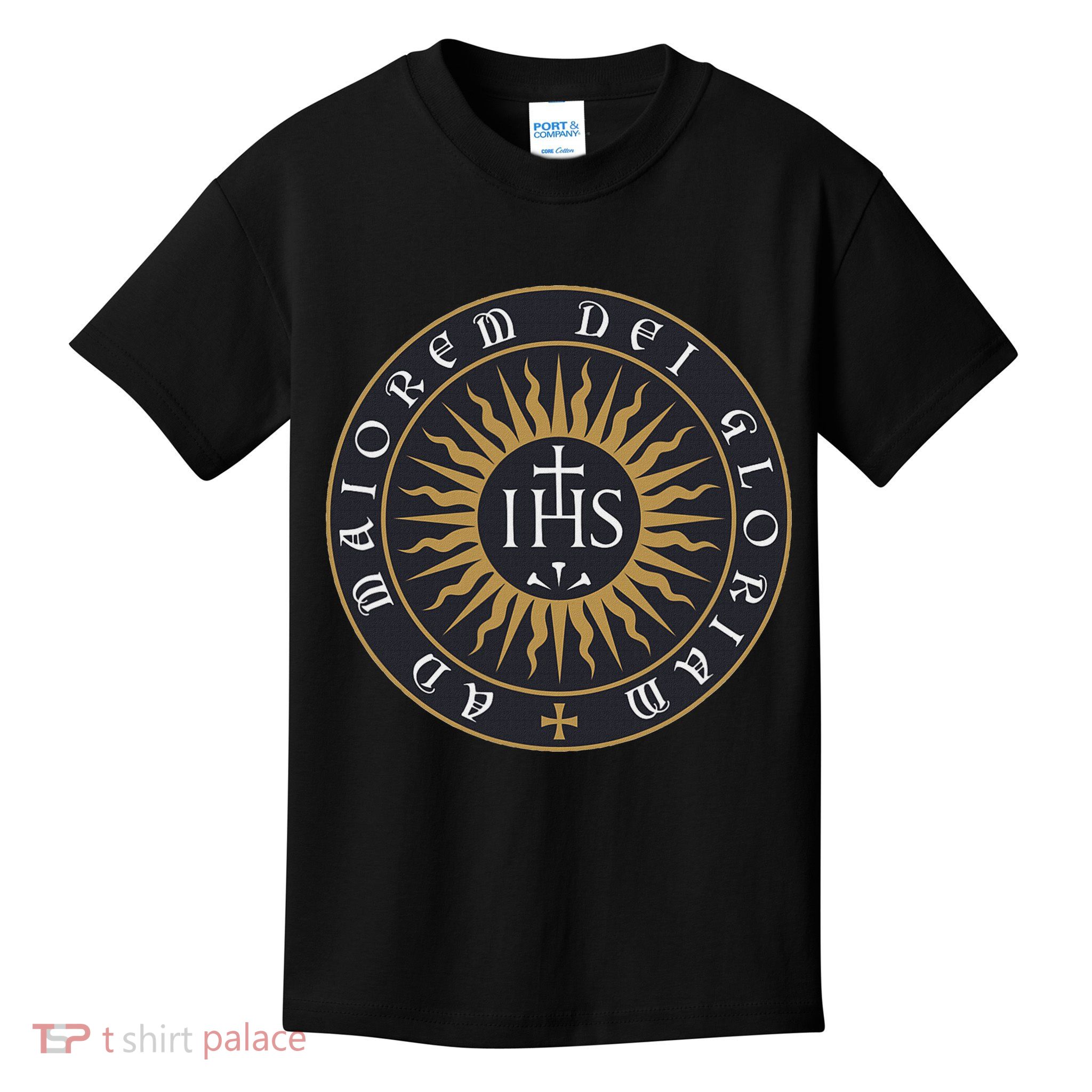 Amdg Ignatius Of L.O.Y.O.L.A Society Of Jesus Catholic Kids T-Shirt