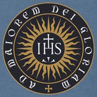 Amdg Ignatius Of L.O.Y.O.L.A Society Of Jesus Catholic Garment-Dyed Sweatshirt