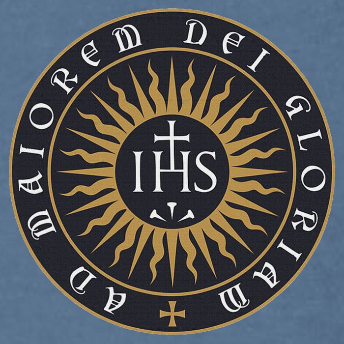 Amdg Ignatius Of L.O.Y.O.L.A Society Of Jesus Catholic Garment-Dyed Sweatshirt