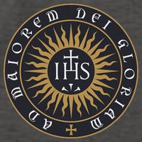 Amdg Ignatius Of L.O.Y.O.L.A Society Of Jesus Catholic Vector Backpack