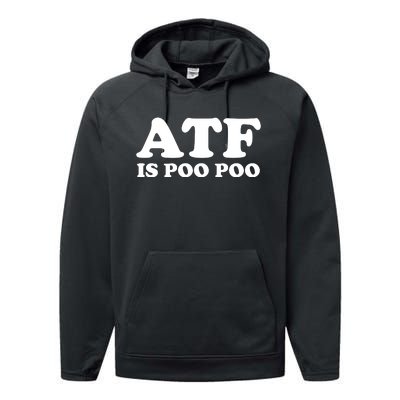 ATF Is Poo Poo Performance Fleece Hoodie