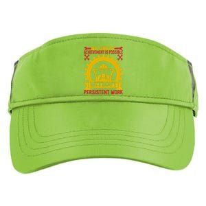 Achievement Is Possible Without Persistent Work Labor Day Gift Adult Drive Performance Visor