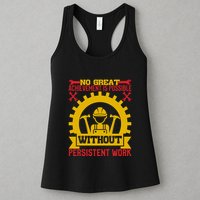 Achievement Is Possible Without Persistent Work Labor Day Gift Womens Tank Top