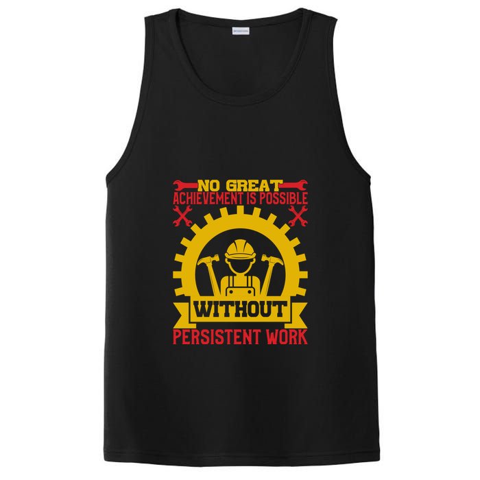 Achievement Is Possible Without Persistent Work Labor Day Gift PosiCharge Competitor Tank
