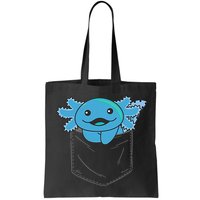 Axolotl In Pocket Blue Axolotls In Breast Pocket Bag