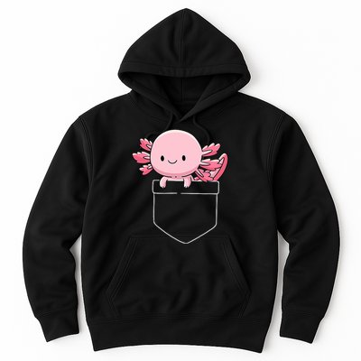 Axolotl In Pocket Kawaii Cute Anime Pet Gifts  Hoodie