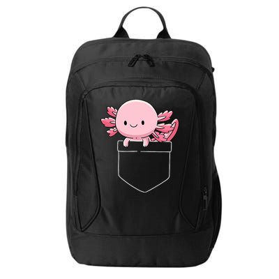 Axolotl In Pocket Kawaii Cute Anime Pet Gifts  City Backpack