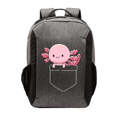 Axolotl In Pocket Kawaii Cute Anime Pet Gifts  Vector Backpack