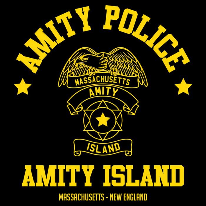 Amity Island Police Cooling Performance Crew T-Shirt