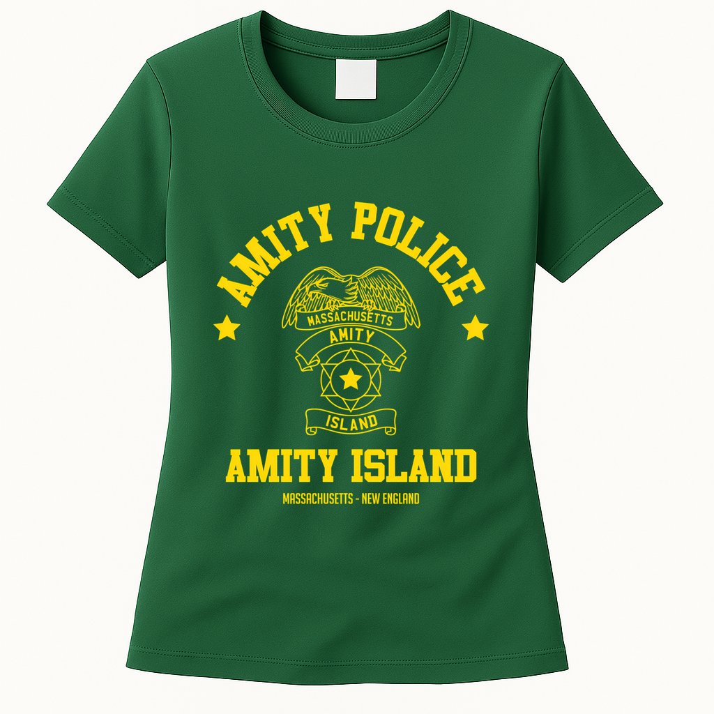 Amity Island Police Womens T-Shirt