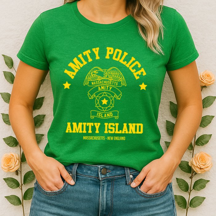 Amity Island Police Womens T-Shirt