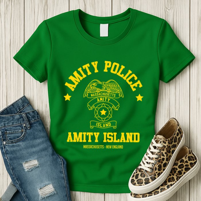 Amity Island Police Womens T-Shirt