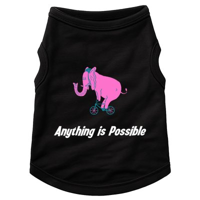 Anything Is Possible Elephant Bicycle Doggie Tank