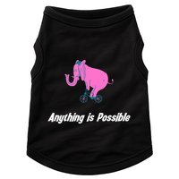 Anything Is Possible Elephant Bicycle Doggie Tank