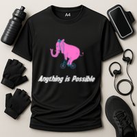 Anything Is Possible Elephant Bicycle Performance Shirt