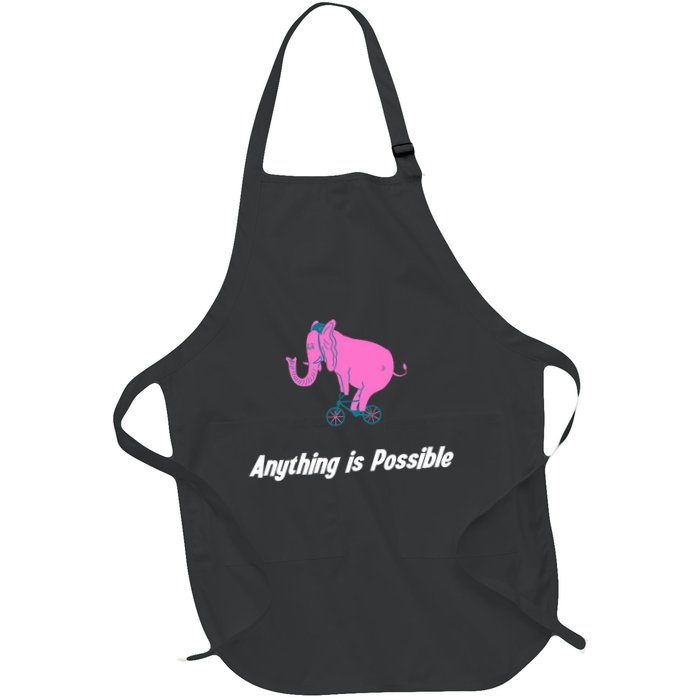 Anything Is Possible Elephant Bicycle Apron
