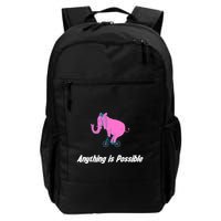 Anything Is Possible Elephant Bicycle Backpack