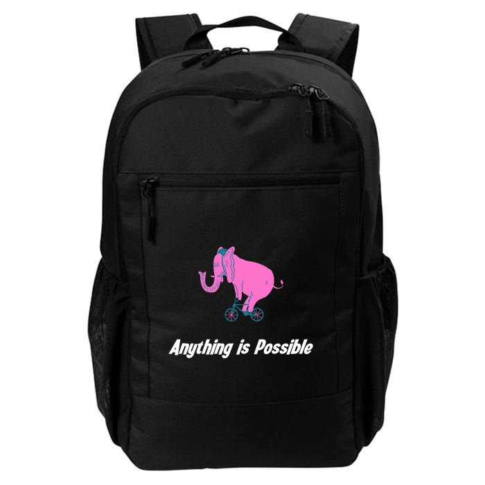 Anything Is Possible Elephant Bicycle Backpack