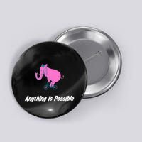 Anything Is Possible Elephant Bicycle Button