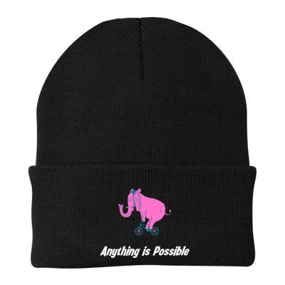 Anything Is Possible Elephant Bicycle Beanie