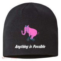 Anything Is Possible Elephant Bicycle Sustainable Beanie