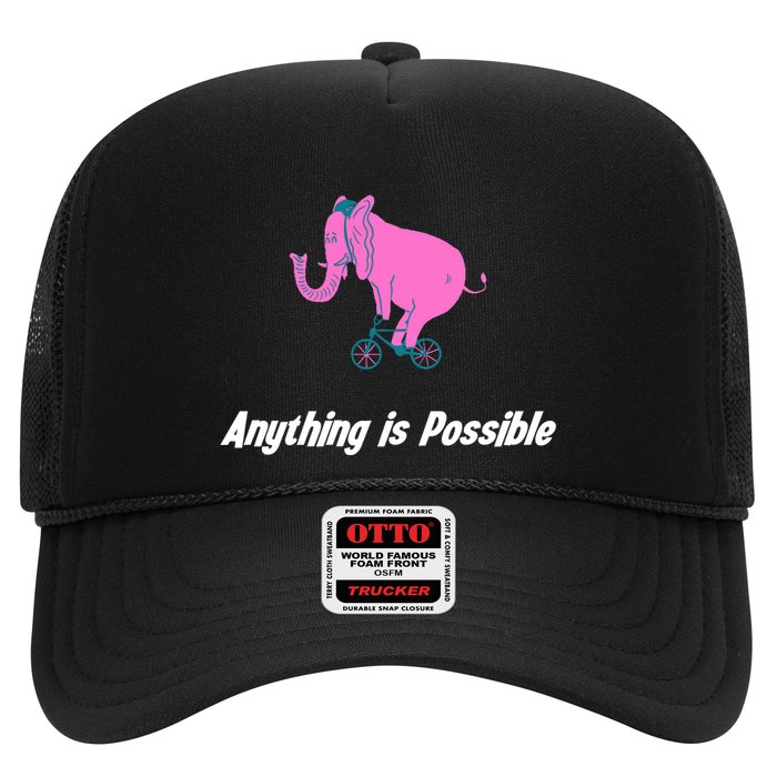 Anything Is Possible Elephant Bicycle Hat