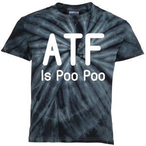 Atf Is Poo Poo Kids Tie-Dye T-Shirt