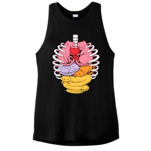 Anatomicat Is Perfect For Cat Lovers Ladies PosiCharge Tri-Blend Wicking Tank