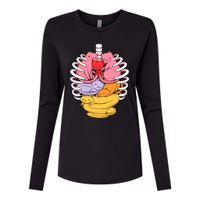 Anatomicat Is Perfect For Cat Lovers Womens Cotton Relaxed Long Sleeve T-Shirt