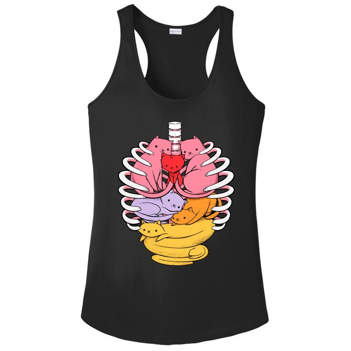 Anatomicat Is Perfect For Cat Lovers Ladies PosiCharge Competitor Racerback Tank