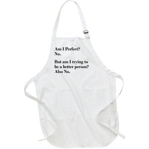 Am I Perfect Full-Length Apron With Pockets