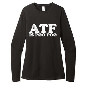 ATF Is Poo Poo Womens CVC Long Sleeve Shirt