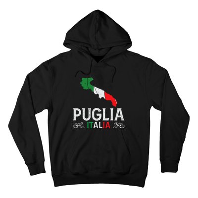 Apulia Italy Puglia Souvenir Silhouette Apulia Hoodie