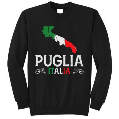 Apulia Italy Puglia Souvenir Silhouette Apulia Sweatshirt