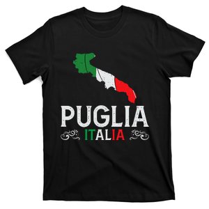 Apulia Italy Puglia Souvenir Silhouette Apulia T-Shirt