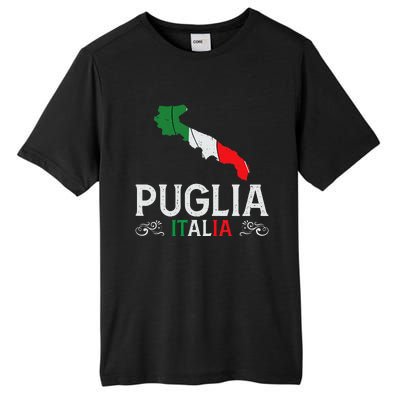 Apulia Italy Puglia Souvenir Silhouette Apulia Tall Fusion ChromaSoft Performance T-Shirt