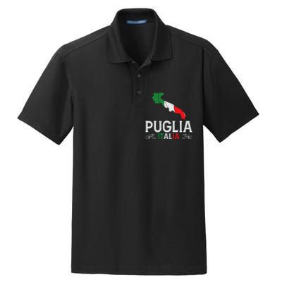 Apulia Italy Puglia Souvenir Silhouette Apulia Dry Zone Grid Polo