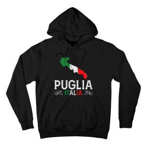 Apulia Italy Puglia Souvenir Silhouette Apulia Tall Hoodie