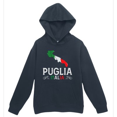 Apulia Italy Puglia Souvenir Silhouette Apulia Urban Pullover Hoodie