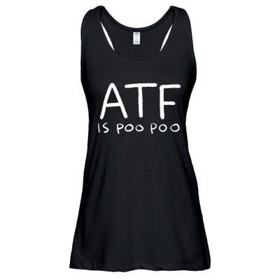 ATF Is Poo Poo Ladies Essential Flowy Tank