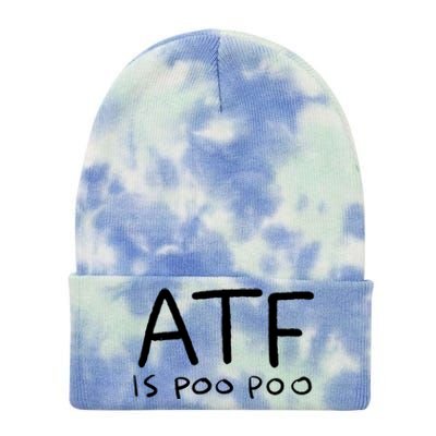 ATF Is Poo Poo Tie Dye 12in Knit Beanie