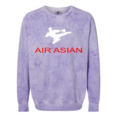 Air Asian Karate Kick Colorblast Crewneck Sweatshirt